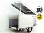 Remorque avec couvercle – 1300 kg – Stockage