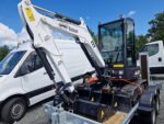 Bobcat E27Z + Remorque + 3 Godets + Marteau BRH Hydraulique
