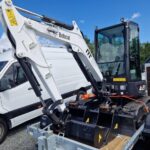 Bobcat E27Z + Remorque + 3 Godets + Marteau BRH Hydraulique