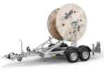 REMORQUE POUR TOURNET DE CÂBLE HUMBAUR KTA 3500-160 220X160X209CM 3500KG