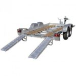 Remorque porte-engin 3500 kg – Plateau 350 × 175 cm – Double essieu