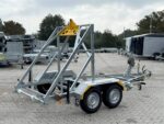 Remorque LORRIES TPB35-4925 | TREUIL MANUEL 280 × 165 cm, 3 500 kg, support pour tambour de câble – Image 6