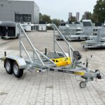 Remorque LORRIES TPB35-4925 | TREUIL MANUEL 280 × 165 cm, 3 500 kg, support pour tambour de câble