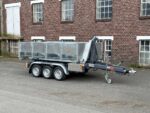 Remorque VEZEKO KONOS 35 | TRIDEM | BENNE DE 58 CM, 297 × 178 CM, 3 500 KG – CAMION-BENNE À BENNE DÉROULABLE – Image 4