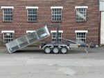 Remorque VEZEKO KONOS 35 | TRIDEM | BENNE DE 58 CM, 297 × 178 CM, 3 500 KG – CAMION-BENNE À BENNE DÉROULABLE – Image 12
