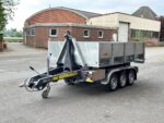 Remorque VEZEKO KONOS 35 | TRIDEM | BENNE DE 58 CM, 297 × 178 CM, 3 500 KG – CAMION-BENNE À BENNE DÉROULABLE – Image 3